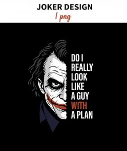 Heath Ledger Dark Knight Joker, Joker PNG Design, Batman Shirt, Why so Serious, Arkham Joker, DC Comics Merch - Etsy