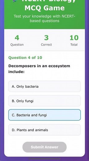 Class 12 Biology, NCERT – Chapter 14: Ecosystem 🌱 part 2 McQueen