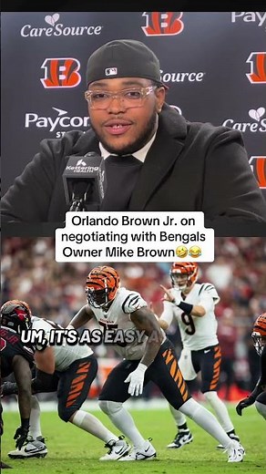 Bengals Star Orlando Brown Jr. on Negotiating With Mike Brown During Extension Process