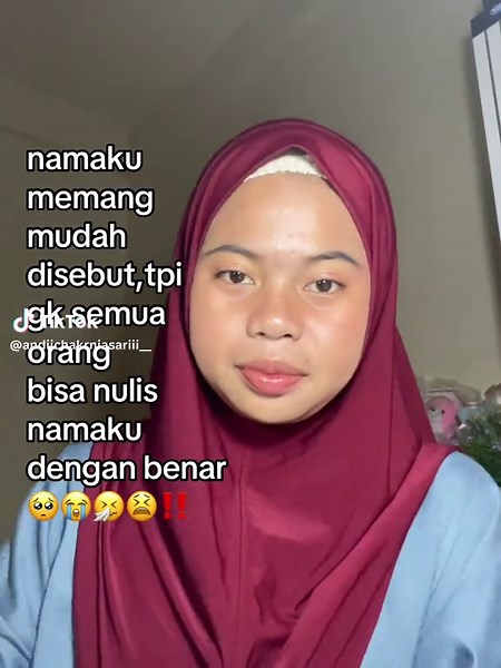 Kesulitan dalam Menyebut dan Menulis Namaku