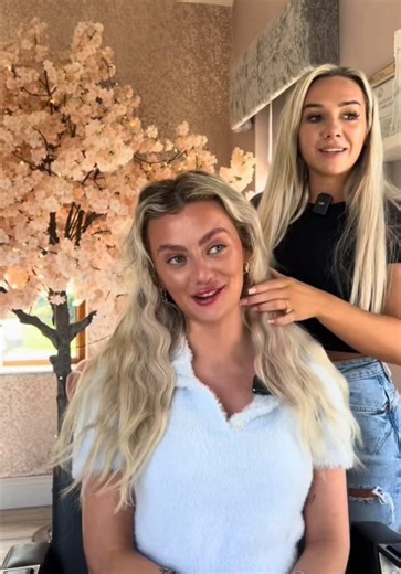 Hair Extension Color Transformation Surprise