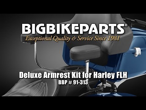 Deluxe Armrest Kit for Harley FLH