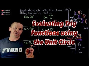 Evaluating Trigonometric Functions using the Unit Circle