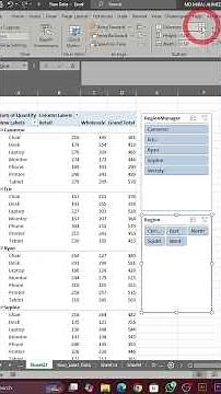 Pivot Tables to and Slicers in excel #excel