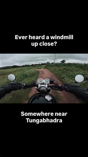 Do you know how a windmill sounds like up close? #windmill #travel #speedtwin #speedtwin1200