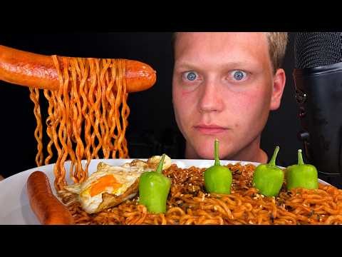 ASMR | EXTREME SPICY BULDAK NOODLES CHALLENGE | NO TALKING