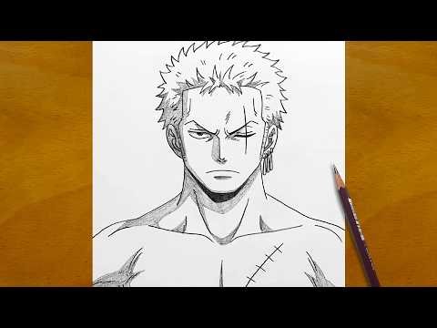 Drawing Zoro from One Piece | Epic Pencil Sketch Process