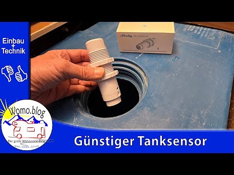 Can you easily measure the water tank level with the Shelly BLU Distance in a campervan?