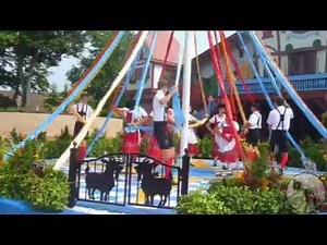 Maypole Dancing in Oktoberfest at Busch Gardens Williamsburg