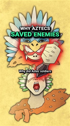 Why Aztecs SAVED Enemy soldiers #ancientwarfare #historyfacts #mesoamericanhistory