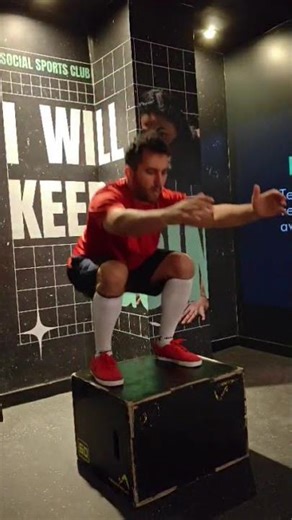 Plyometrics exercises jump box