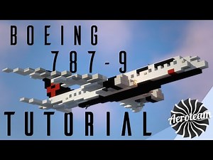 Minecraft Boeing 787-9 Tutorial [1:2 Scale]