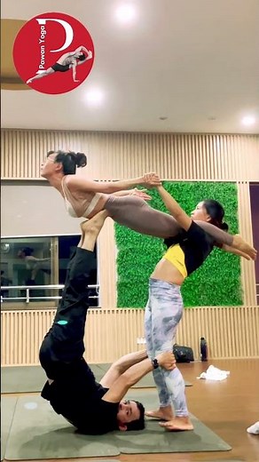3 People Yoga | Couples Yoga | Partner Yoga | Yoga with Pawan