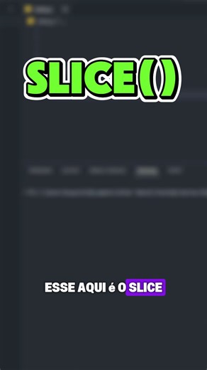 Essa função do JavaScript corta textos em segundos — slice() #javascript #shorts #programação