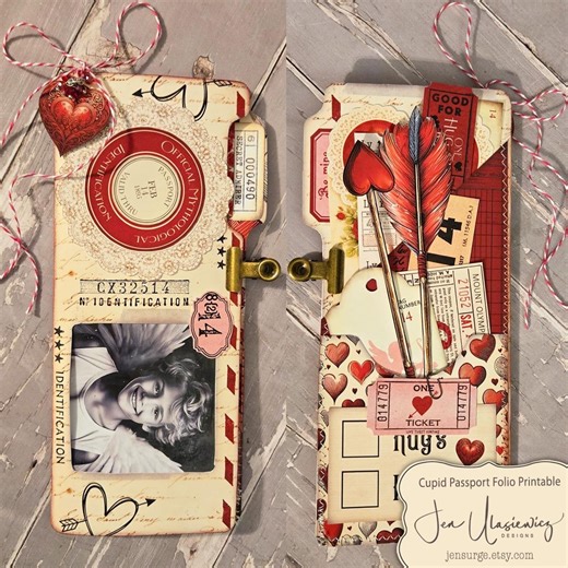 Cupid Passport Folio Printable: Valentine Holiday Fun (digital Download) - Etsy