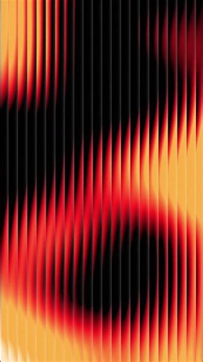 Reeded Glass Orange Gradient Motion Background | 4K Abstract Loop Animation | Free Stock Video