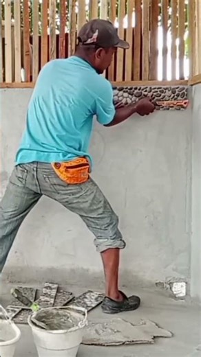 Amazing way instaling tile on wall