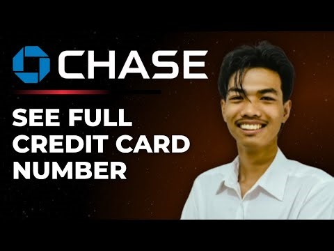 How To See Full Chase Credit Card Number In App