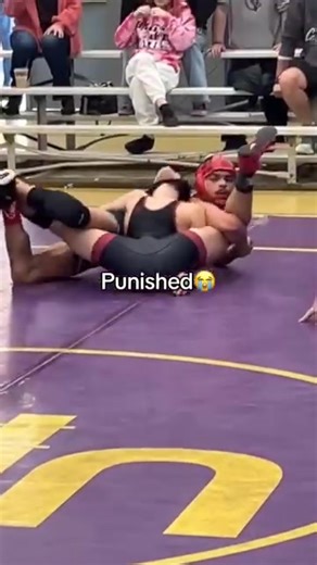 Not the crisscross applesauce 💀 #wtf #wrestling #omg #ouch | wrestling