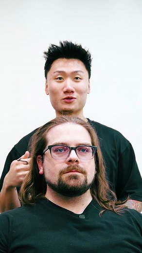 Classic Brushback Haircut Transformation