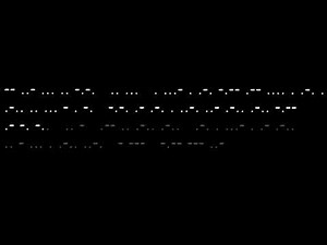 Music is everywhere – Morse code as musical algorithm