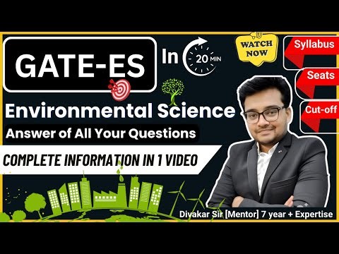 GATE Environmental Science & Engineering Ultimate Guide video Complete Information