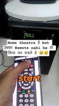 how to use mobile as remote control for home theater #shorts