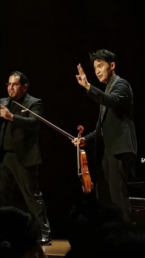 2024.9.22 Ray Chen Recital 陳銳台灣小提琴獨奏會 謝幕 比愛心 #violin #classicalmusic #music