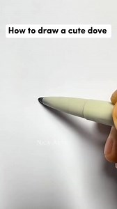 Easy tricks to draw a cute dove 🕊🕊🕊 #artwork #drawingideas #reelsvideo #fbreels | Monica Aguilar