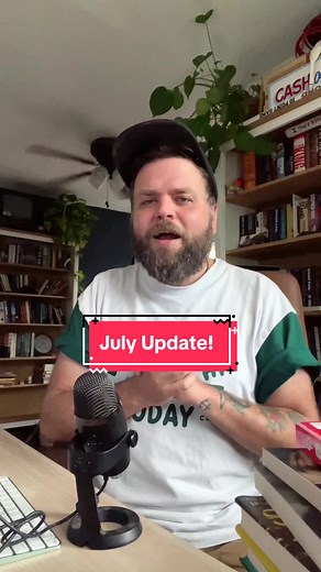 July reading update! #booktok #nickhornby #chuckpalahniuk #fightclub