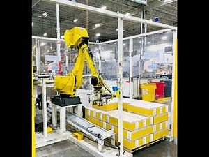 Fanuc M-710iC/50 With R-30iA Schneider Robox Modular Palletizing