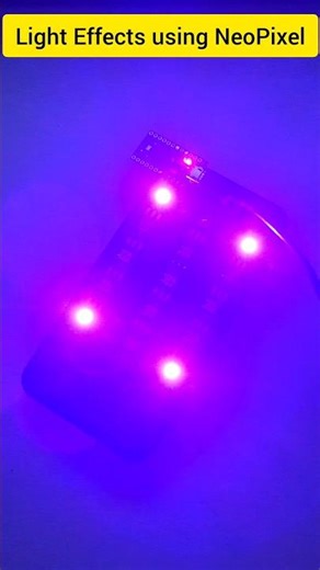 Light effects using NeoPixel and Arduino 🔥 #circuitstories #arduino #neopixel #electronics