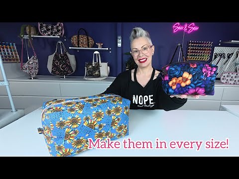 How to create your own pattern to make the Boxy Bag in any size you want!