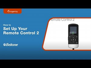 How to Set Up Remote Control 2 | Beltone