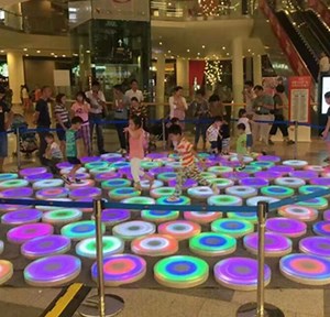 [Hot Item] Disco Stage Effect Motion Sensor/Interactive LED Dance Floor Light for Disco, Club, Events