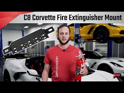 C8 Corvette Fire Extinguisher Mount Install - Paragon Performance
