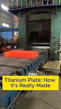How Aerospace-Grade Titanium Plates Are Rolled#titaniumplate#titanium #aerospace