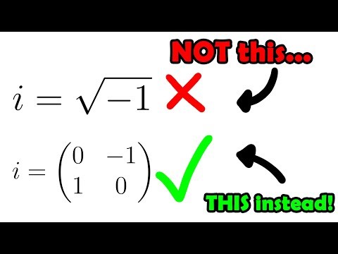 Complex Numbers are matrices!