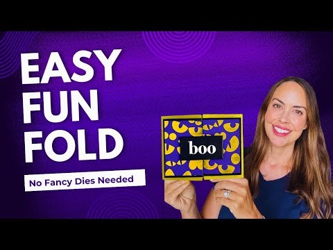 DIY Expanding Gate Fold Halloween Card | No Fancy Dies Required!