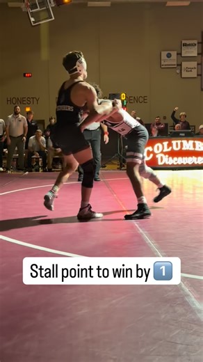 NEwrestle on Instagram: "Jakson McFarland gets the late stall point to win a close one at 126!"