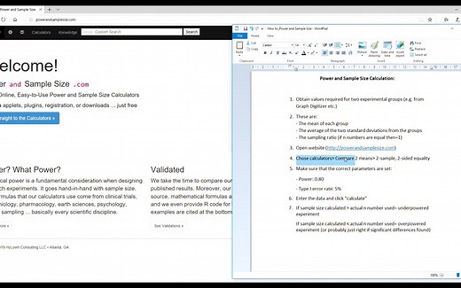 Power_and_Sample_Size_Calculation