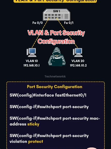 VLAN and Port Security Configuration Guide