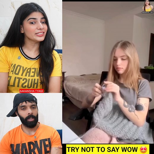 This girl knits yarn into valuable and cool things, incredible. 🤩 | Aakansha Tyagi