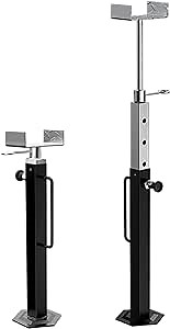 RV Slide Out Supports Stabilizer Jacks Heavy Duty Rust Resistant Steel Adjustable from 19'' to 47'' for 5th Wheel 5000 lbs Capacity，2 Pcs