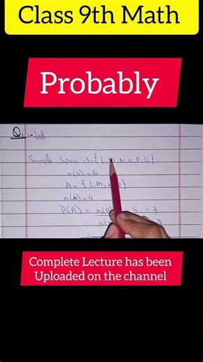 Probability of getting Consonant? #class9maths #education #mathematics #probability