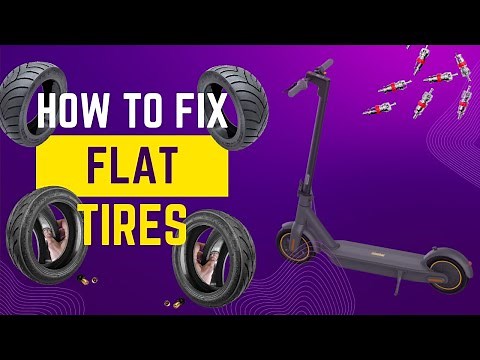 FIX or PREVENT flat tires on your Ninebot Max G30: Step-by-Step Guide