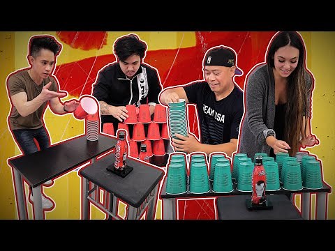 Combo Cups - 4 Party Games In 1 (Fun Team Challenge!)