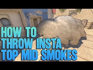 How to Throw Instant Top Mid Smokes on Mirage (CS2)