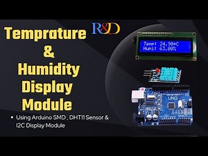 🔥 Temperature & Humidity Display using Arduino + DHT11 + I2C LCD Simple #diy #project #arduino