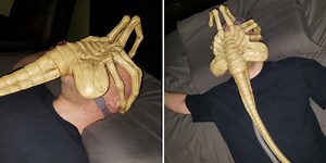 Il transforme son masque pour l'apnée du sommeil en Alien